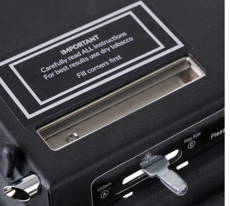 Maszynka do papierosów tłokowa metalowa | Ręczna nabijarka do gilz