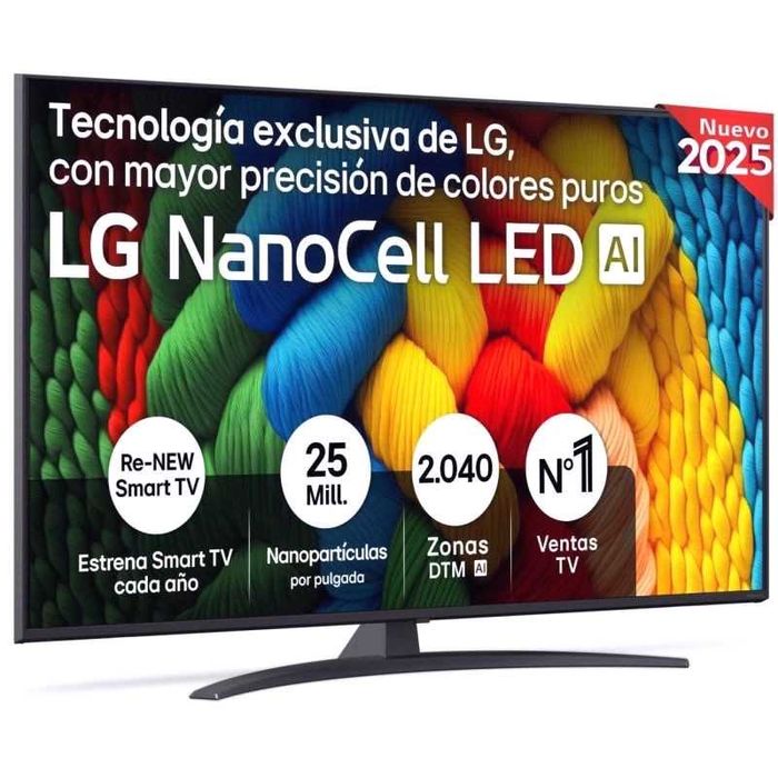 ISG LG 55NANO81A6A Smart TV NanoCell 4K Ultra HD de 55"