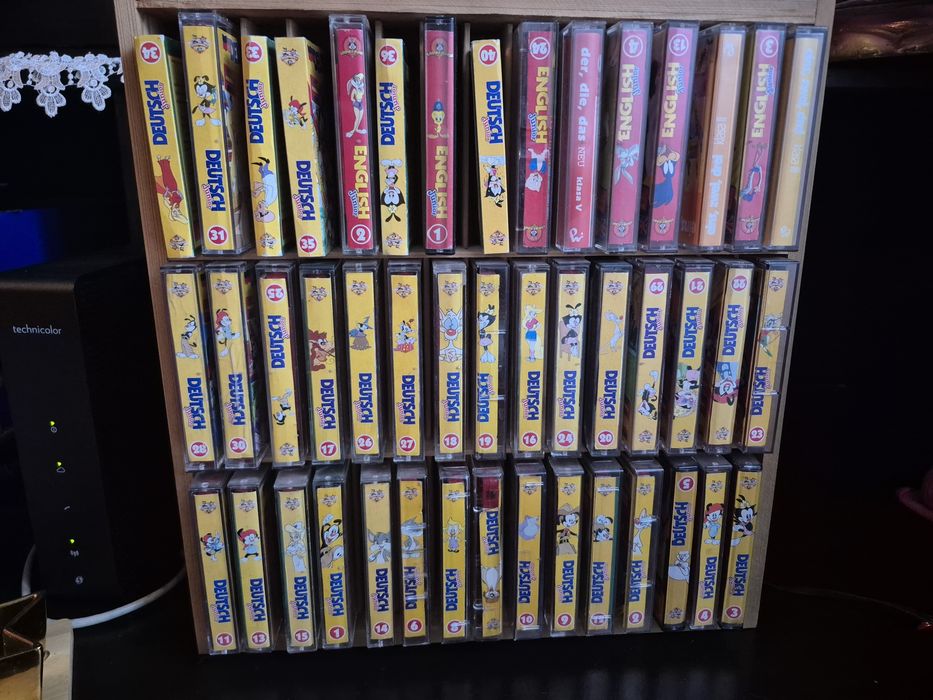 Kasety Deutsch i Englisch