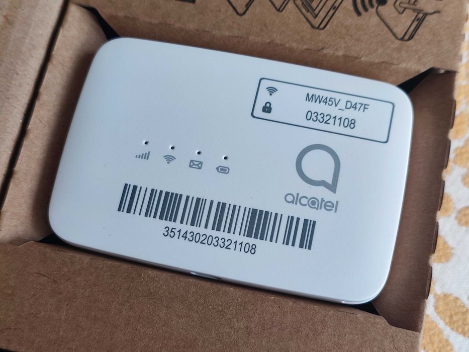 Alcatel MW45V 4G Router hotspot