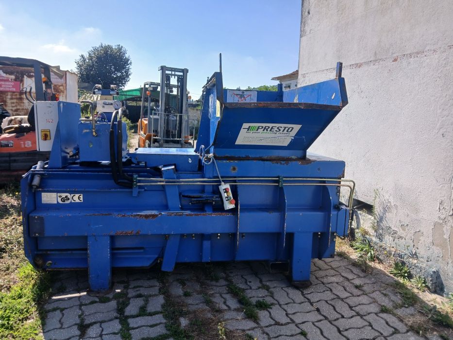 Prensa enfardadeira enfardar cartao horizontal fardo 200kg