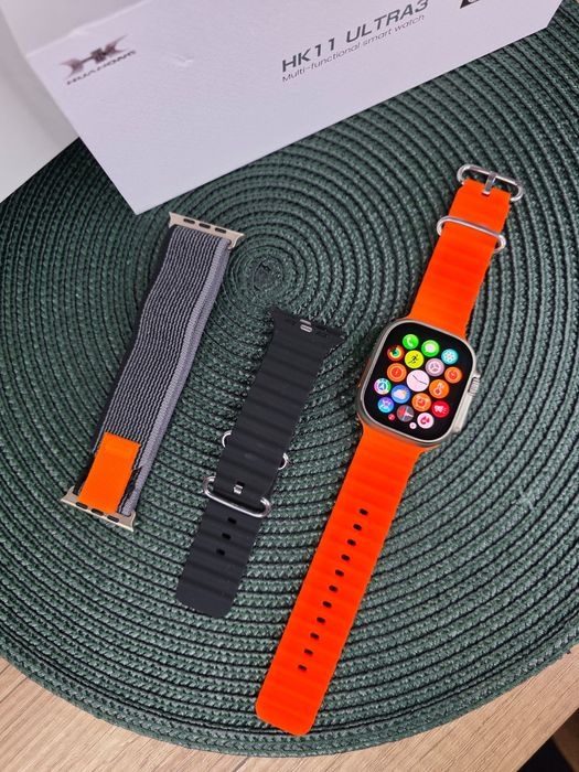 Smartwatch idealny na prezent HK Ultra3, AMOLED 2,12”  NOWY
