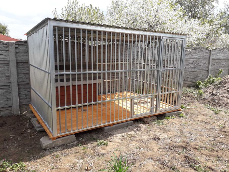 Kojec Klatka Boks dla psa ocynkowany. Mocny. Producent, na wymiar.