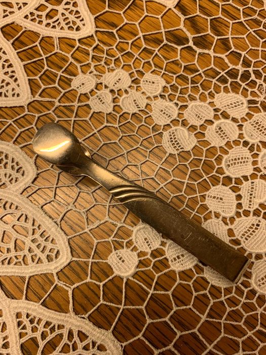 щипцы посеребренные для пирожных