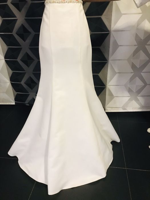 Suknia ślubna dwuczęściowa jesienno-zimowa