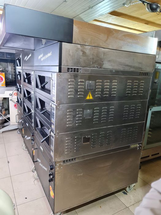 Печь Хлібопiч Miwe Condo подовая на камне с расстойкой на три яруса