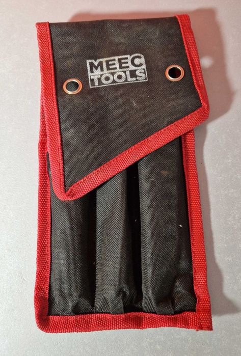 3 Klucze płasko-oczkowe  MEEC TOOLS 8-19