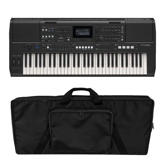 YAMAHA PSR-E583 keyboard edukacyjny plus dedykowany pokrowiec