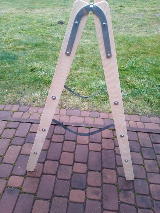 Деревянная двохстороння стремянка-ходуля,ходулі малярні для рештування