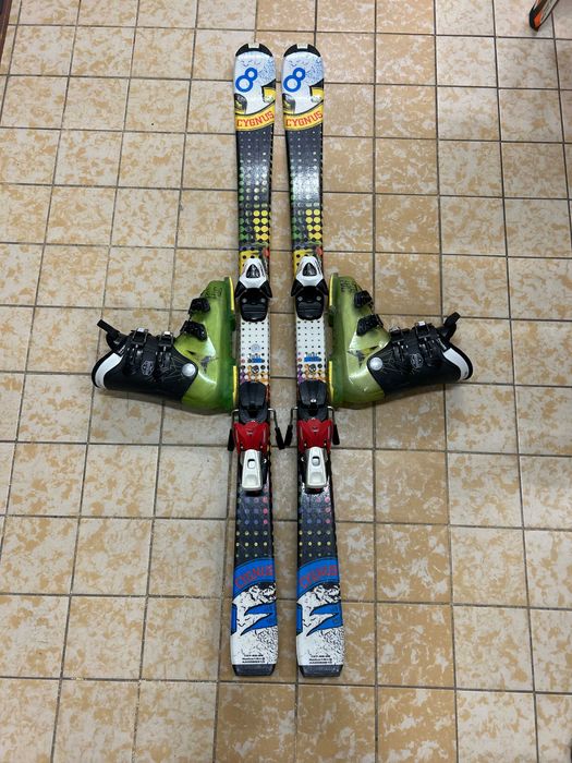 Zestaw Narty dziecięce 140cm + buty 24 WYPRZEDAŻ!! Sklep Katowice