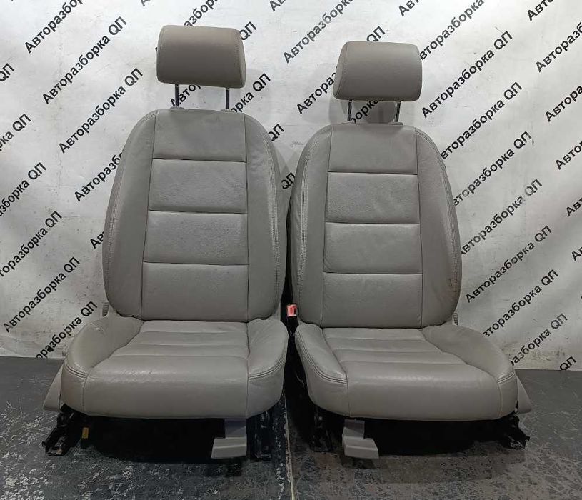 Салон (сиденья) серая кожа Audi A6 (C6). Разборка Audi A6 (C6)