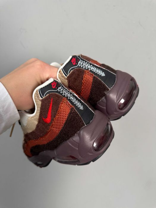Чоловічі кросівки Nike Air Max 95 "Red/Brown" Розміри 40-45