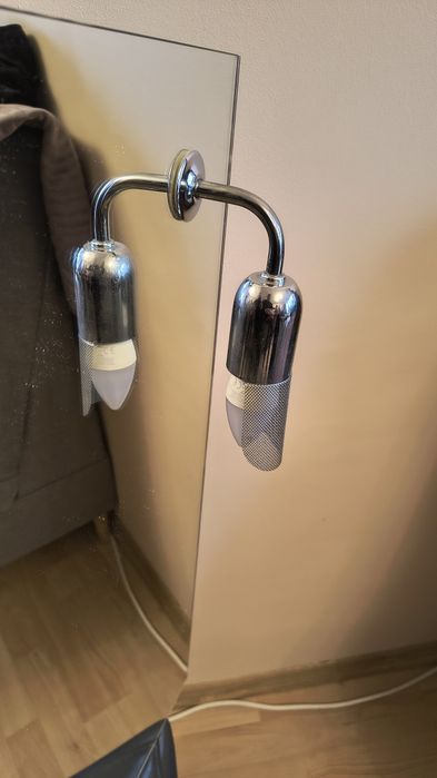 Dwa lustro z lampką Dubiel Vitrum Primo lustro łazienkowe podwójne