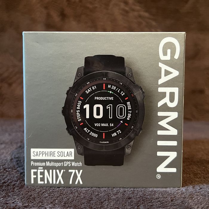 Garmin Fenix 7X Sapphire Solar 51мм (сапфир, солар)