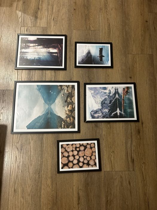 Sprzedam komplet plakatow w ramkach