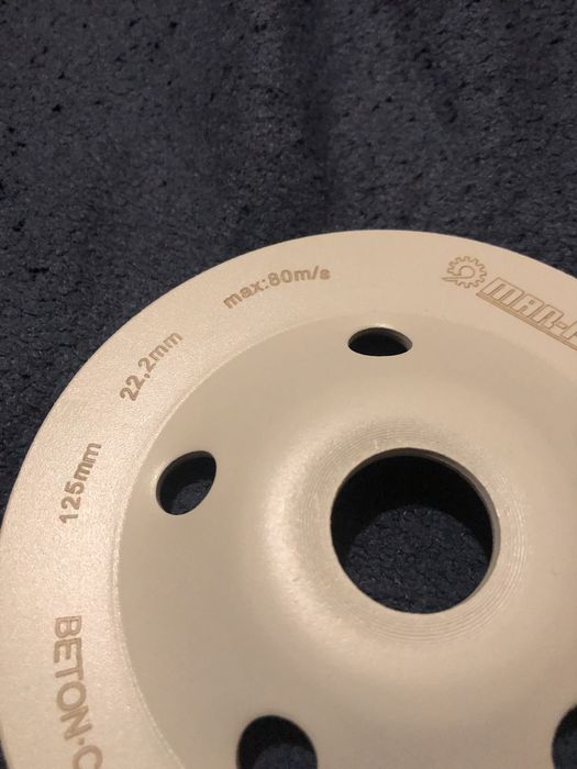 Алмазний диск для шліфування бетону 125 мм