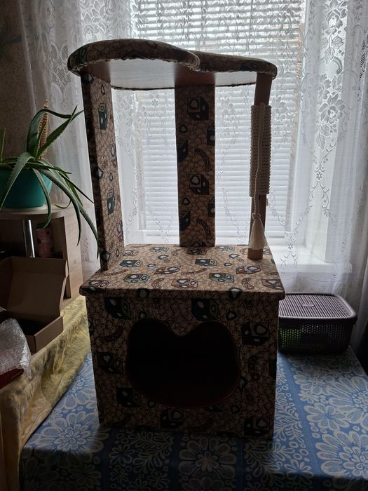 Когтедёрка, домик котячий
