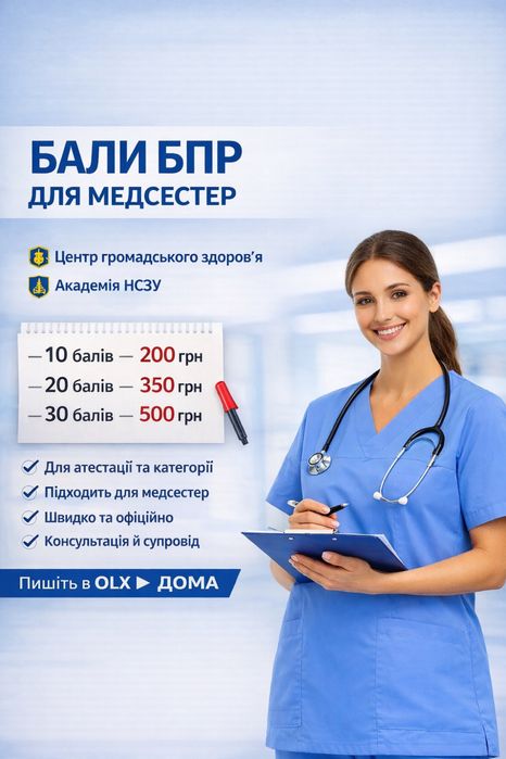 Бали БПР для медичних сестер