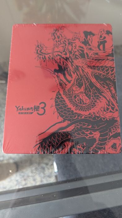 PS5 Yakuza Kiwami 3 Dark Ties steelcase  + 3 artcards novo