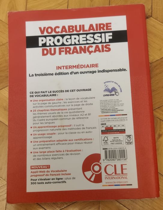 Vocabulaire Progressif du français 3 edition