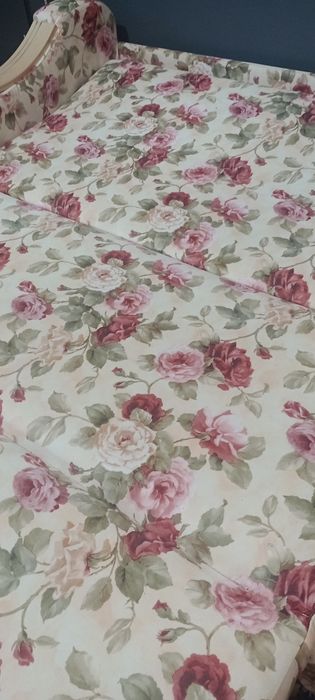 Wersalka kanapa sofa sprężyny kwiaty Angielskie róże BRW