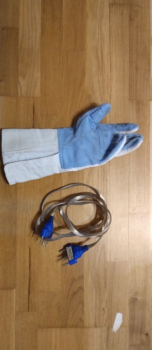 Rękawica Szermiercza Leworęczna i Kabel
