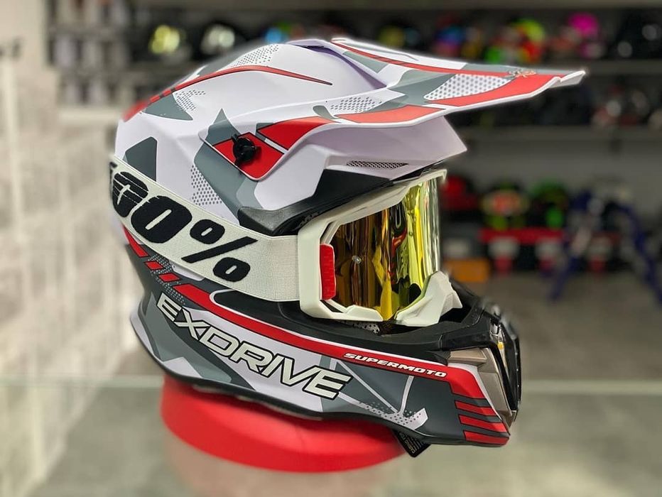 Шлем ендуро, шолом, мотошлем, мотошолом кроссовий на мотоцикл скутер