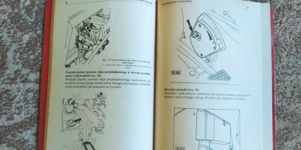 Instrukcja obsługi MF 255 oryginał 1987 + GRATIS