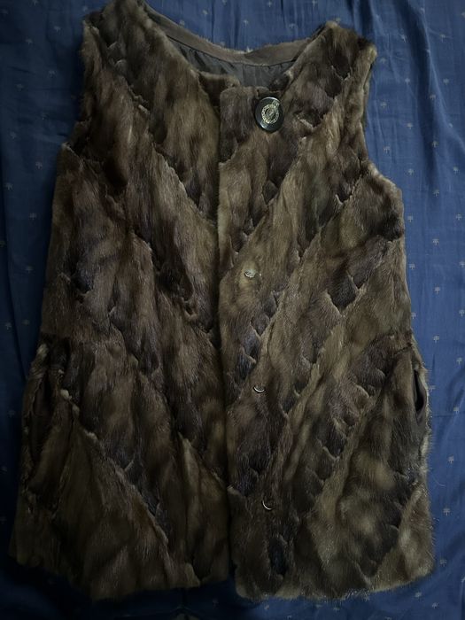 Жилетка з хутра норки