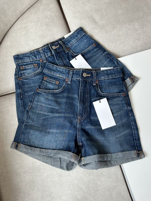 Шорти джинсові Zara висока посадка 7 моделей