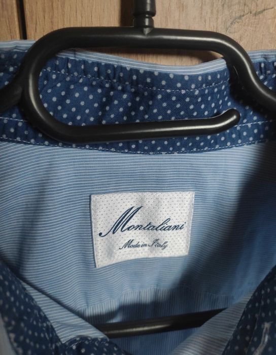 Niebieska koszula z długim rękawem elegancka