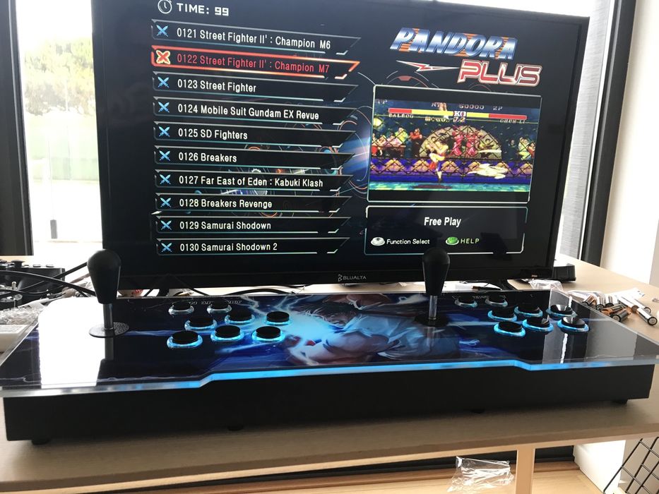 Pandora Box with 26800 games, built-in sound system, LEDs and illuminated buttons64584964531329123