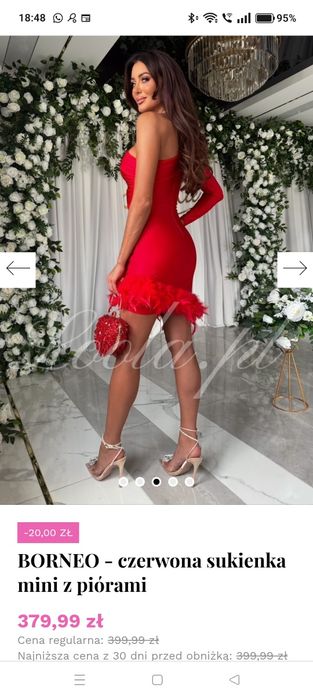 Sukienka wieczorowa jak nowa