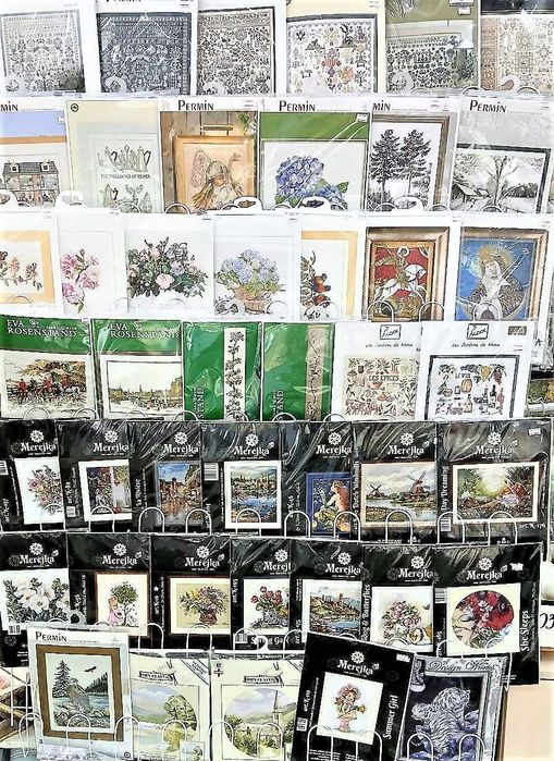 Вишивання Dimensions Permin Anchor Merejka. Будинок торгiлi 1-поверх.