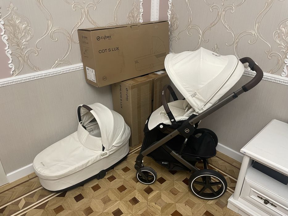 Коляска 2 в 1 Cybex Balios S Lux Seashell Beige