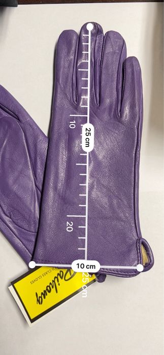 Rękawiczki skorzane nowe ocieplane 8