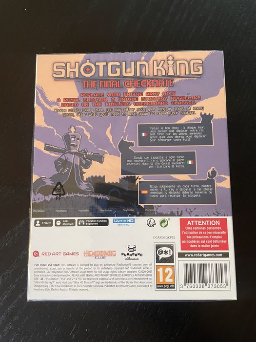 Ps5 | shotgun king | novo selado