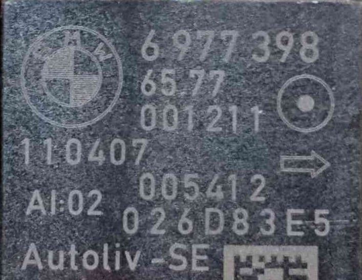 Sensor Airbag 6977398 - MINI MINI