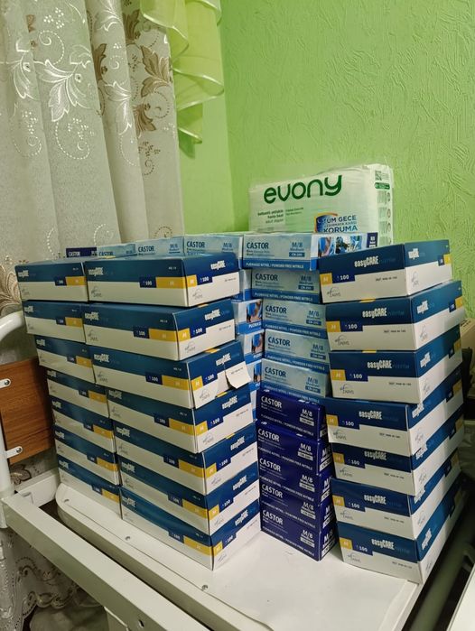 Рукавички нітрілові,розмір М 200шт 220грн