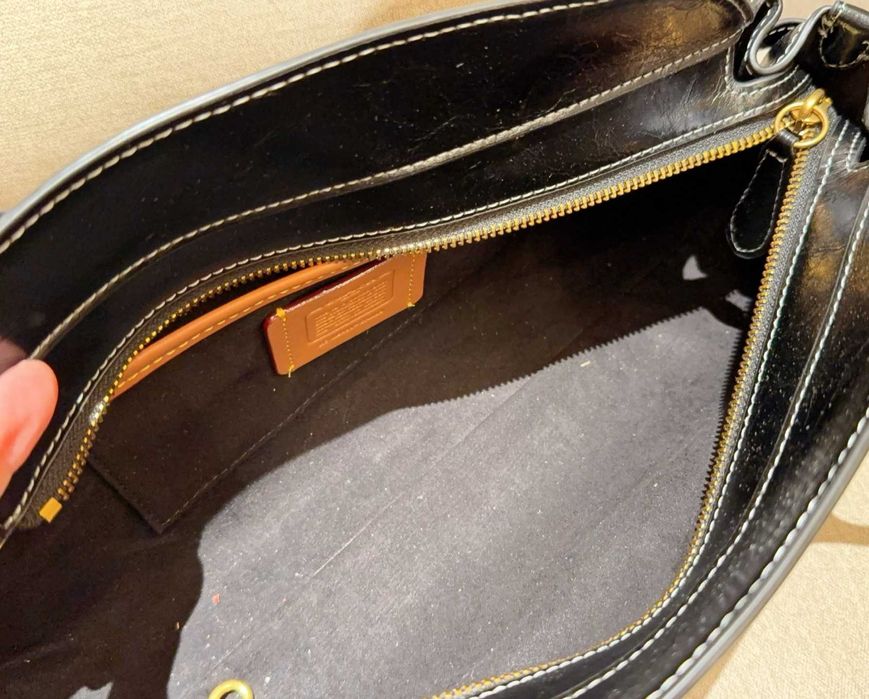 Шкіряна сумка Coach empire carryall 34