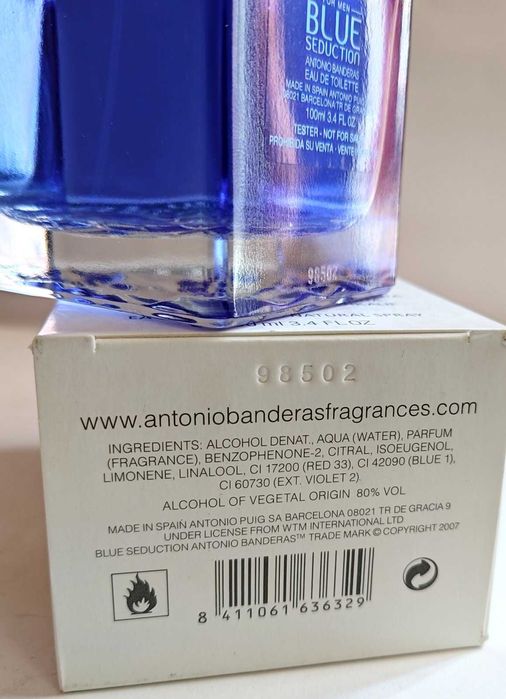 ОРИГІНАЛ Антоніо Бандерас Блю Седакшн Мен