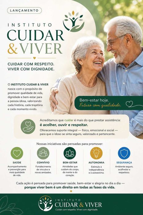 Instituto Cuidar & Viver — Cuidados intensivos de apoio a 3ª idade