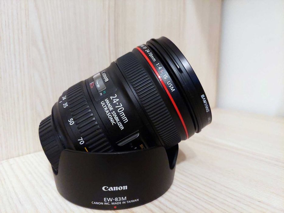 美品　EF 24-70 F4 L IS USM 中古)Canon (キヤノン) EF24-70mm F4L IS USM（商品ID