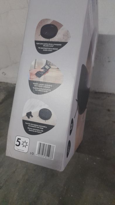 Aspirador automático inteligente.