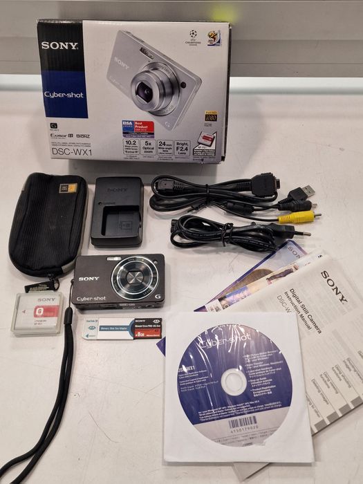 Aparat fotograficzny cyfrowy SONY DSC-WX1 komplet Komis Madej