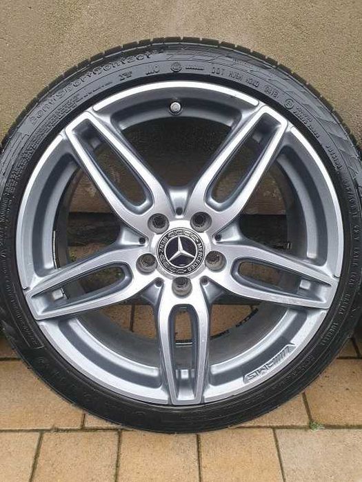 4xKoła Aluminiowe MERCEDES-BENZ AMG 18" CLA Opony Lato CONTINENTAL
