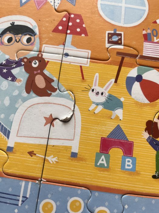Puzzle w domu i bluey