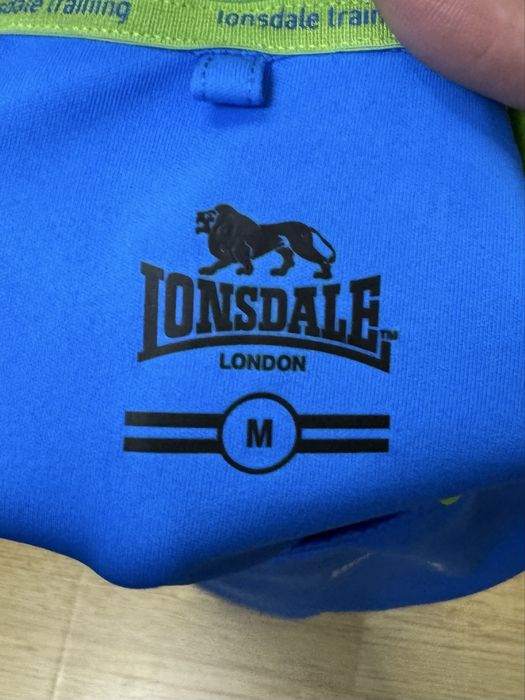 Lonsdale London training футболка М размер спортивная голубая