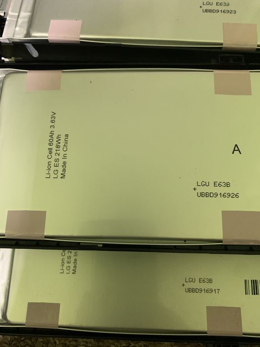 Ячейки Lg Chem E63 B Li-ion Аккумулятор литиевый