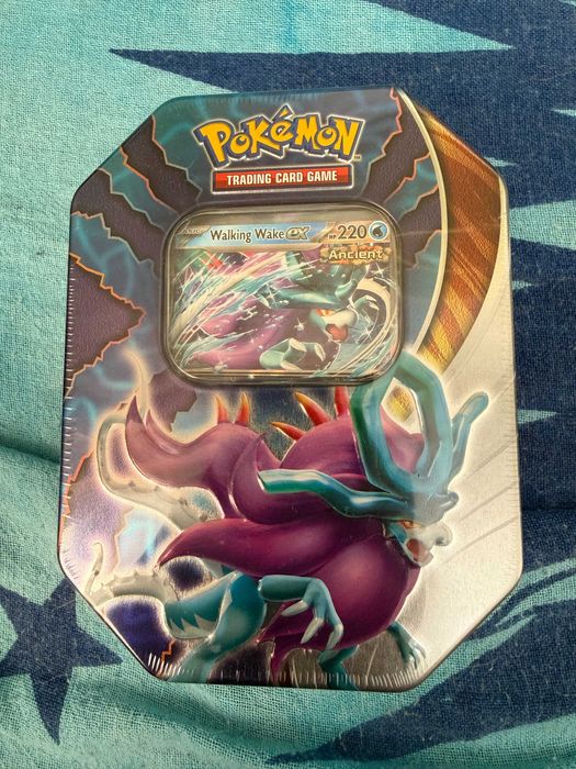 Pokemon Tcg Paradox Clash Tin (Walking Wake Ex)